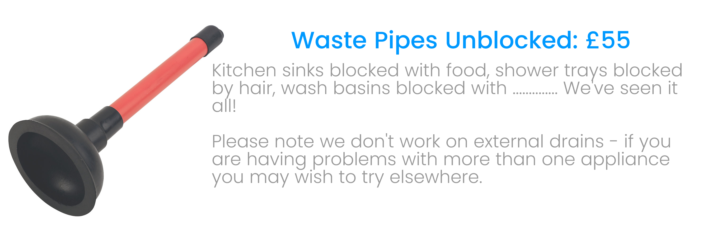 blocked pipe